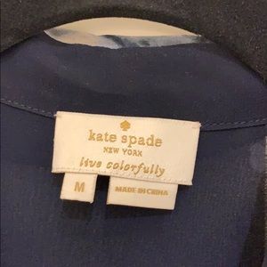 kate spade Tops - Kate Spade Midnight Rose Ruffled Blouse kate spade Tops - Kate Spade Midnight Rose Ruffled Blouse